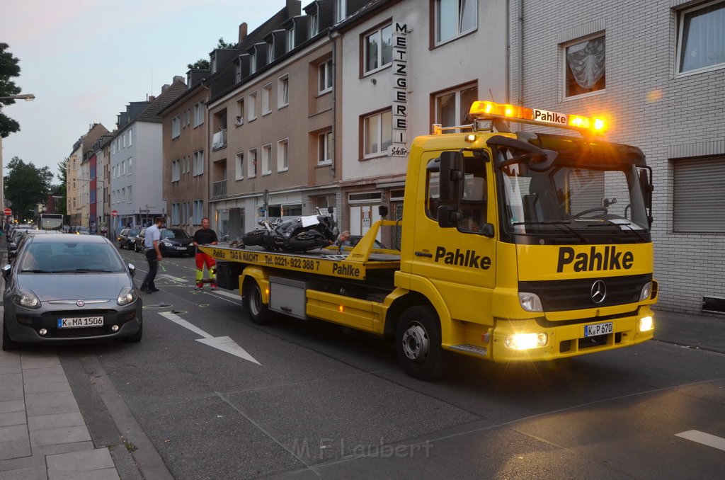 VU Alleinunfall Krad Koeln Kalk Buchforststr P90.JPG - Miklos Laubert